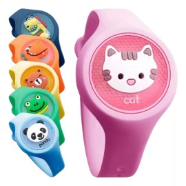 Veraly Pulsera Repelente De Mosquitos Para Niños Con Luz Led F