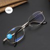 Folding Metal Anti Blue Rays Presbyopic Glasses Visual Fatigue Relief