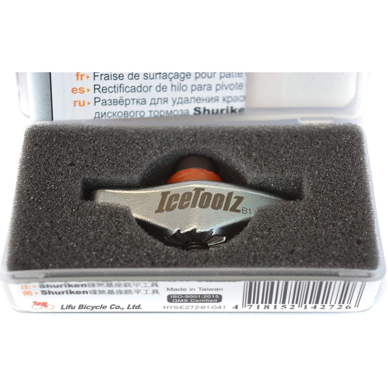 IceToolz E272 Disc Mount Facing Tool Unisex-Adult, Silver, Uni