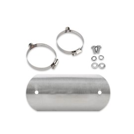 Keenso Universal Stainless Steel Motorcycle Exhaust Pipe Protector Centre Pipe Heat Shield Connection Pipe Protector Cover Heel Protector