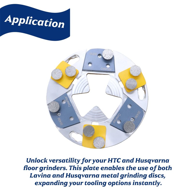 230 MM Universal Adapter Plate for HTC & Husqvarna Floor
