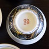 Stylish Kutani Ware Tea Bowl, Set of 5 Guests, White