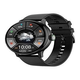 Smartwatch, Reloj Inteligente Deportivo KSDT2 para Hombres y Mujeres, Monitor de oxígeno, frecuencia cardíaca, Actividad física, sueño, Haz y recibe Llamadas en Reloj, BT 5, Android, iOS (Negro)