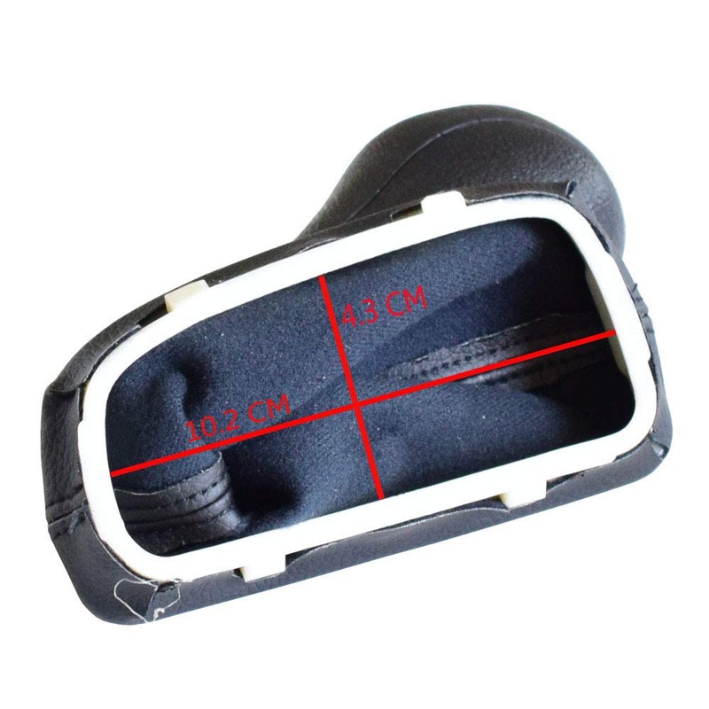 Kakulkomen Automatic Gear Shift Knob Lever with Gaiter Boot Leather