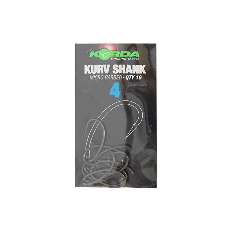 Korda Kurv Shank Hooks - Size 4