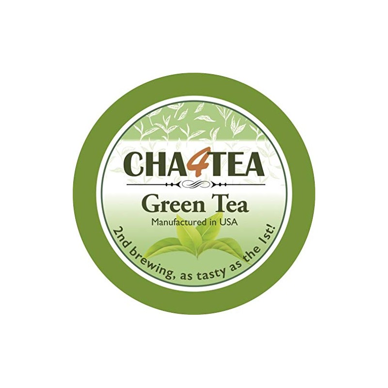 Cha4TEA 36-Count Green Tea Pods for Keurig K-Cup Brewers