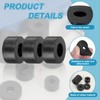 uxcell 24 Pcs Rubber Spacers 20mm OD x 10mm ID