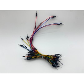 Breadboard Jumper Wire, 65 Piece Set, Heavy Duty Multi Color Great for Electronics Crafts, Jumper Wire, 1 Pin Male to Male Jumper Wire, Jumper Wire, Connector Line, Wire Kit, Male-Male for Breadboard