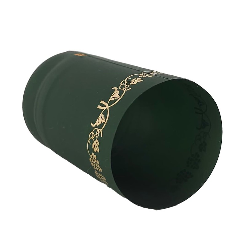 Home Brew Ohio Green With Gold Grapes PVC Shrink Capsules