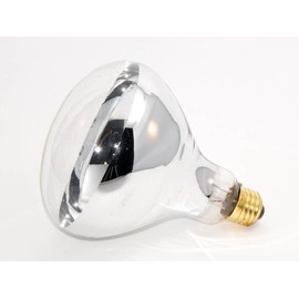 Westinghouse 375W 120V BR40 Clear Heat Lamp Reflector, E26 Base
