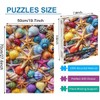 Jigsaw Puzzles for Adults 1000 Pieces-Colorful Seashell and Starfish, 1000