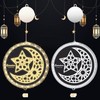 ALIBBON 3D Ramadan Kareem Lights Moon Star LED Lights Eid
