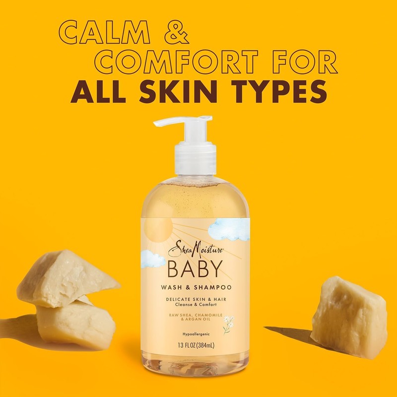 Gel de baño y champú para bebé + acondicionador rizado