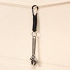 BRAVESHINE Double Head Paracord Braided Carabiner Paracord Lanyard Keychain Keychain