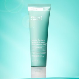 Paula's Choice CALM Barrier Protect Mineral Sunscreen SPF 30 - Calms Redness & Prevents Signs of Sensitivity - Suitable for Sensitive Skin - with Titanium Dioxide - All Skin Types - 60 ml