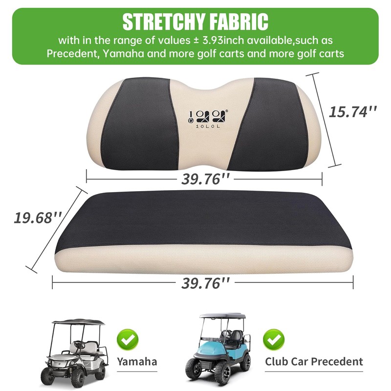 10L0L Golf Cart Seat Covers Universal for Yamaha Club Car