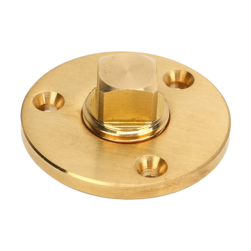 Boat Drain Plug 2 Inch With Brass Plug Oval Marine