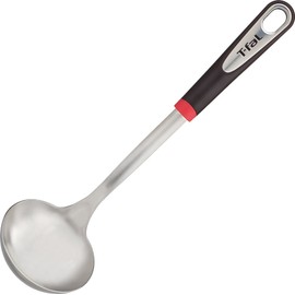 Tefal Ladle Easy Pour Head Stainless Steel Dishwasher Safe "Ingenio Stainless Steel Ladle" with Silicone Stopper K12602