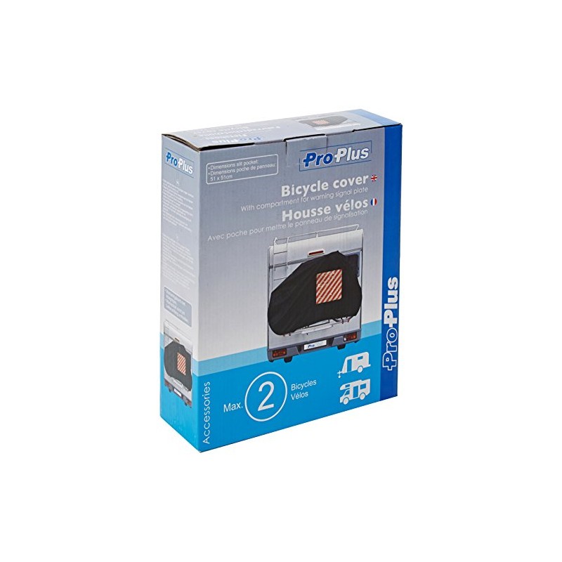 ProPlus 330286 Bicycle Protection Cover with Pocket for Warning Signs