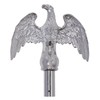 FRF FLAG Silver Eagle Head for Decorating Indoor Flagpoles, Made