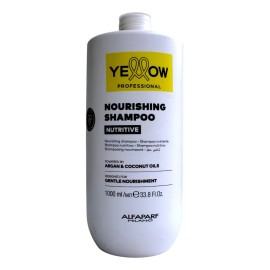 Shampoo Yellow Nutritive Argan y Coco para Cabello Seco y Dañado 1 L