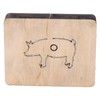 Leather Cutting Die Pig Shape Mould Punch Cutter Craft Tool