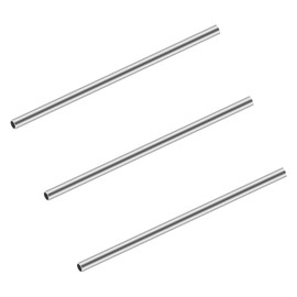 iMeistek 304 Stainless Steel Tubes, 10mm OD X 1mm Wall Thick 250mm Length Seamless Stainless Steel Industrial Straight Round Pipe (3PCS