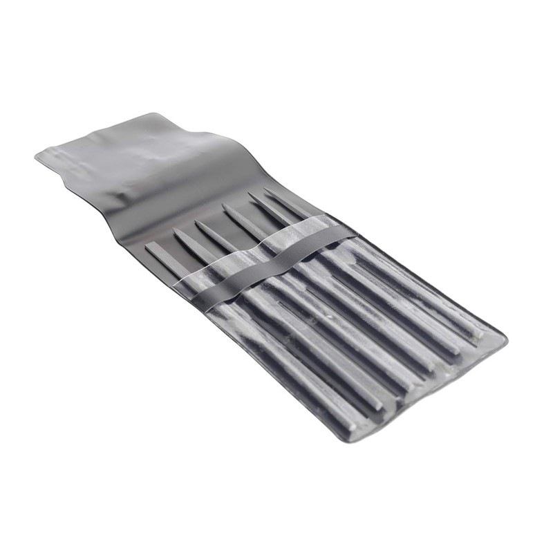 Bernstein 5-210 6-Piece Set of Needle Files in Plastic Case