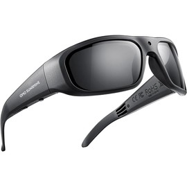 OhO 128G Camera Glasses,24M Resolution H.265 1080P Smart Glasses with UV400 Sunglasses Lens for Outdoor Sport