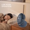 Desktop Folding Fan 3 Speeds USB Rechargeable Punch Free Electric