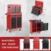 HOMGX 5-Drawer Tool Combination Cabinet, Rolling Toolbox w/Detachable Top &