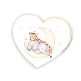 Herding Contour Cushion Sleeping on the Moon Approx. 33 x 29 x 5 cm Polyester Shape Cushion