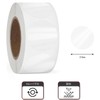 MINBOOT Transparent Stickers, Round (Diameter 1.0 inches (2.5 cm), 500