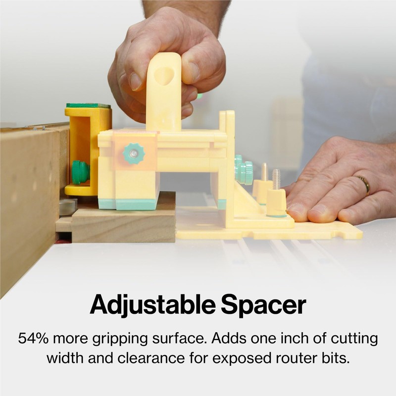 MICROJIG GRR-RIPPER Pro 3D Pushblock for Safety, Precision and Control,