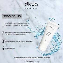DIVYA l Exfoliante Facial, Limpieza Profunda, Hidratación y Oxigenación,Extractos de Manzanilla,75ml                                                  