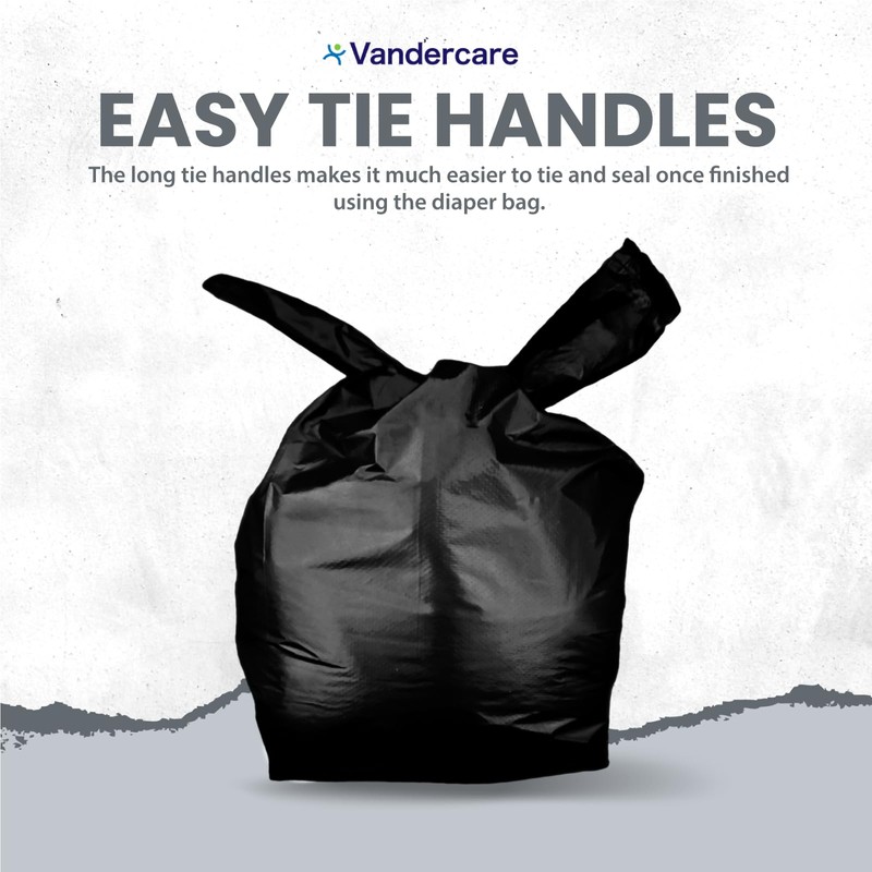 Adult Nappy Bags | 200 Pack | Sanitary Disposable Sacks