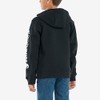Carhartt Boys Long Sleeve Hooded Sweatshirt, Caviar Black, Small (7/8)