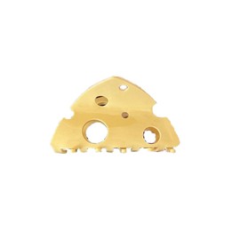 Yeloww Hair Clip Headdress Fashion Hollow Shark Clip Cute Y2k Cheese Acetate Hair Claw Party Clips and Barrettes