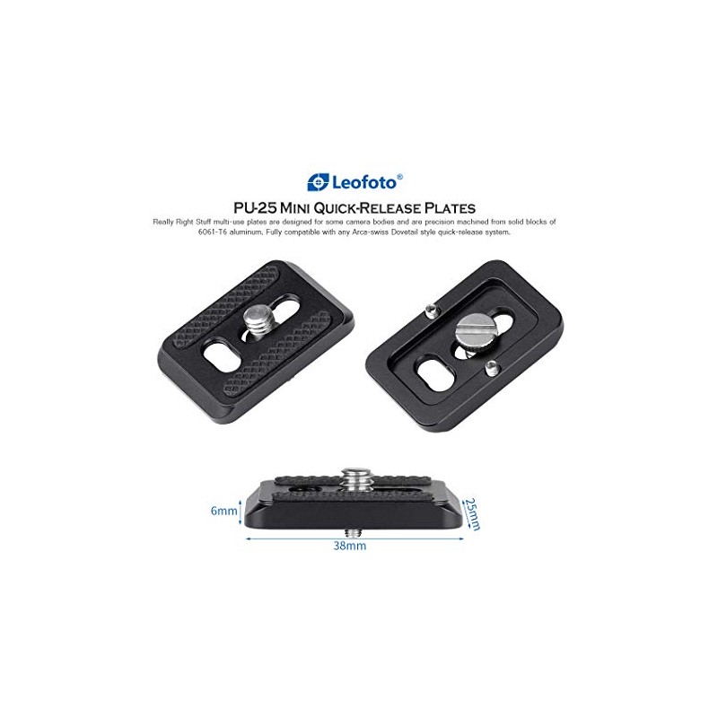 Leofoto PU-25 Quick Release Plate