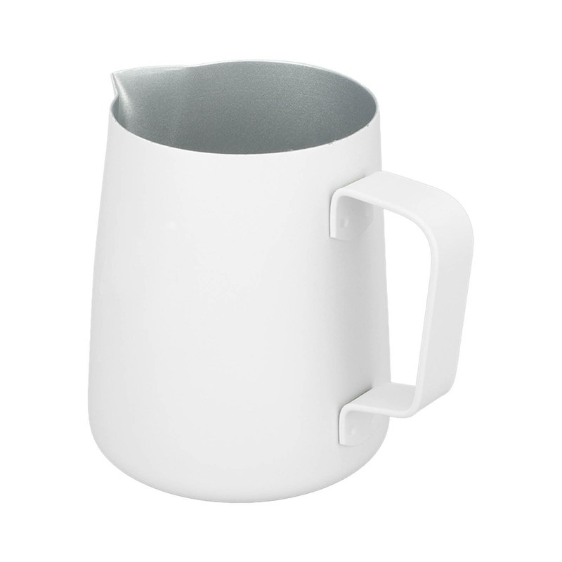 Milk Frothing Pitcher Stainless Steel 380ml Pointed Spout Milk Froth