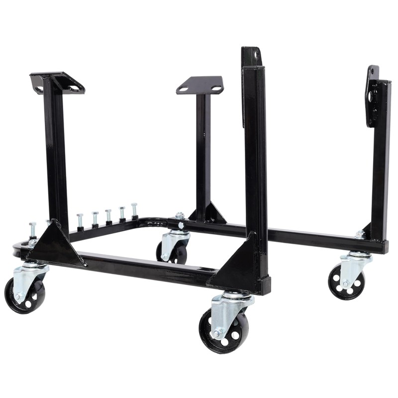 ROCKRAIN 750LBS Heavy-Duty Engine Cradle: Industrial Steel Motor Stand with