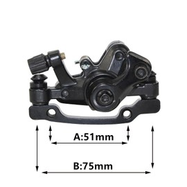 Gad2go Bike Disc Brake Caliper Universal Bicycle Front Disc Mechanical Brake Calipers for Road Mountain Bike (F160 R140)