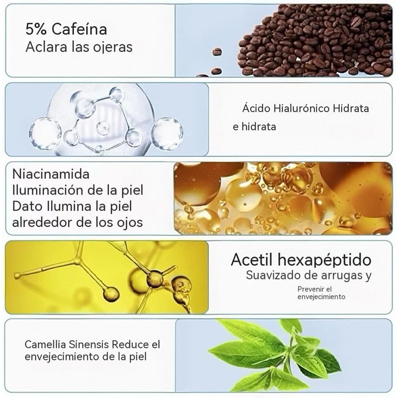 FARSEE Crema para los ojos con cafeína 2pcs para combatir