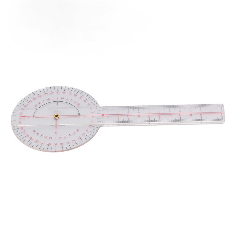 Orthopaedic Use Goniometer 360° Physical Therapy Angle Protractor Ruler for