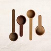 Wooden Coffee Dosing Spoon Set, Powder Spoon Made of Dark