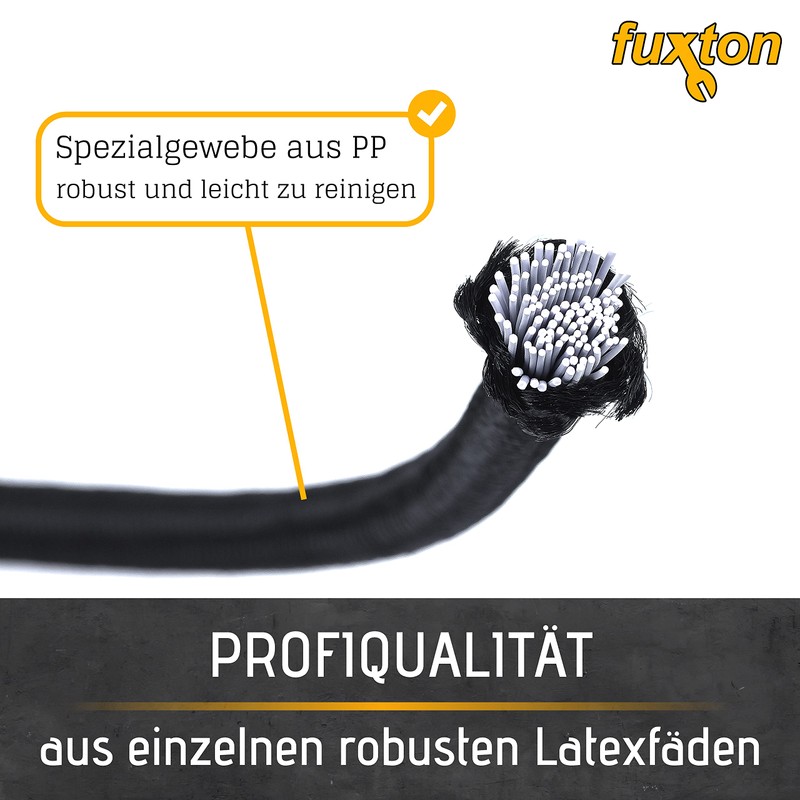 fuxton fuxton 10 Tie Down Straps with Hooks, 100 cm