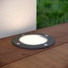 SolarCentre® Dorton Outdoor Anthracite Round Solar Deck Light