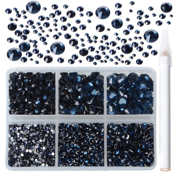 Bymitel 5000 Pieces 6 Mixed Sizes Glue Fix on Glass