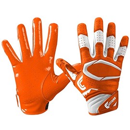 Scissors Gloves Rev Pro Receiver Gloves (Pair), Men, Orange (New), Adult XXL