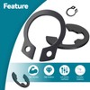900Pcs E-Clips Assortment Set(2.0mm-12mm) and C Clips Assortment (M5-M16),Snap Rings